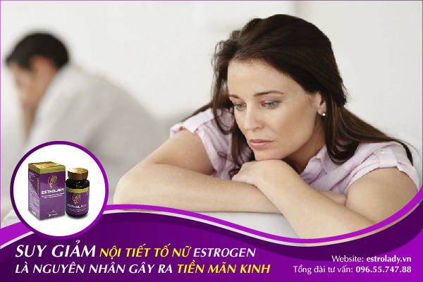 Suy giảm nội tiết tố nữ Estrogen là nguyên nhân gây ra tiền mãn kinh